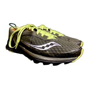 Men's Saucony Natural Series Kinvara 7 Everun Green & Black - 8.5 8 1/2